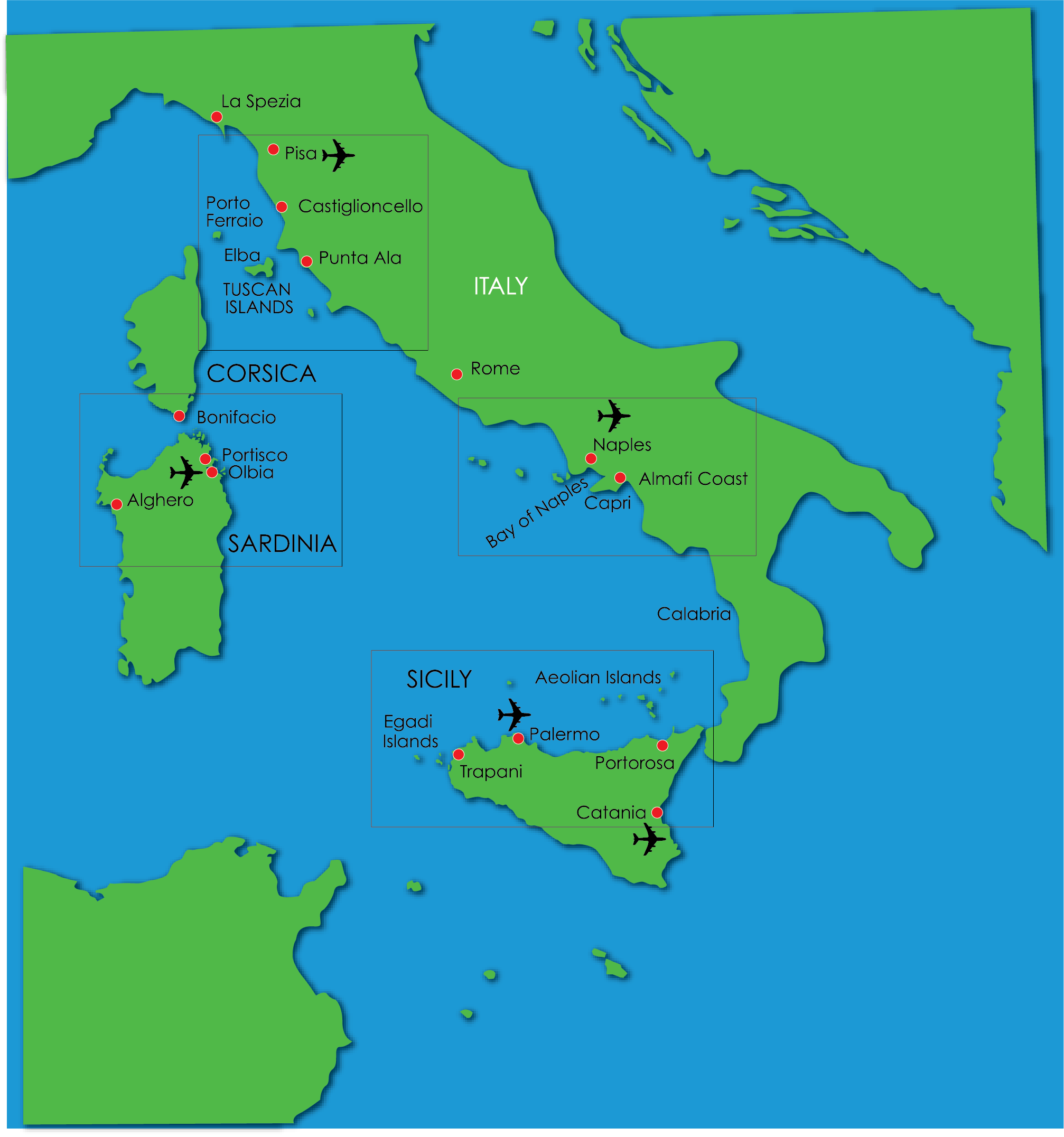 ITALY map