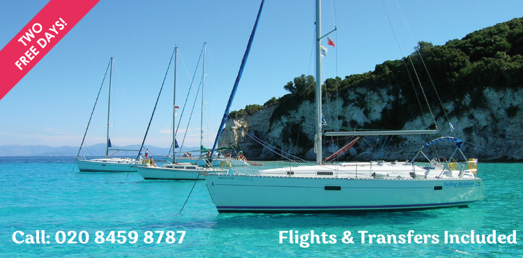 9 days for the price of 7 - Whole Ionian Flotilla 25th April